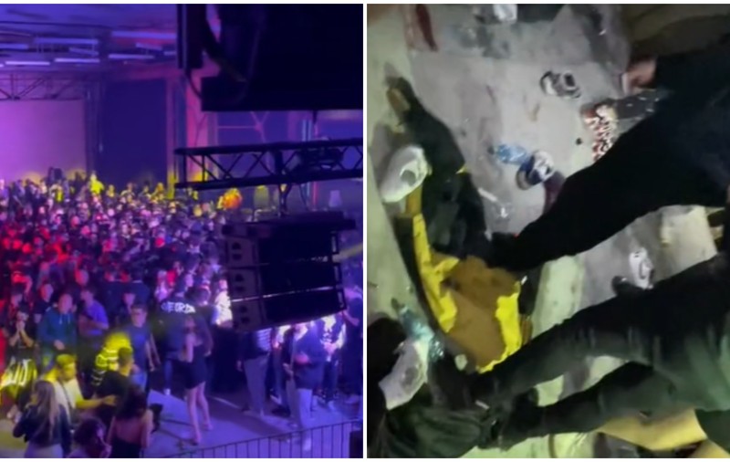 VIDEO | Panică la un concert din București, după ce un participant a pulverizat cu un spray lacrimogen. Tinerii s-au înghesuit spre ieșire și s-au călcat în picioare