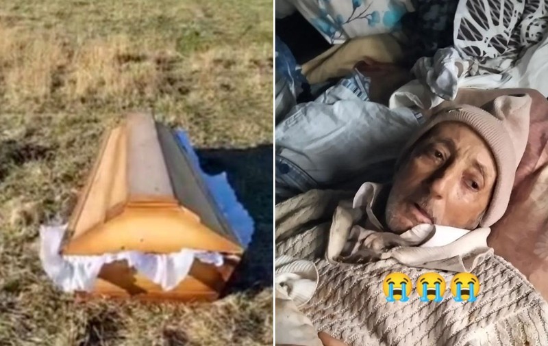 Sicriul unui bărbat a fost abandonat, pe câmp, în noroi, în Vaslui. De ce a refuzat preotul să-l îngroape: „L-a văzut făcând cruce precum catolicii”