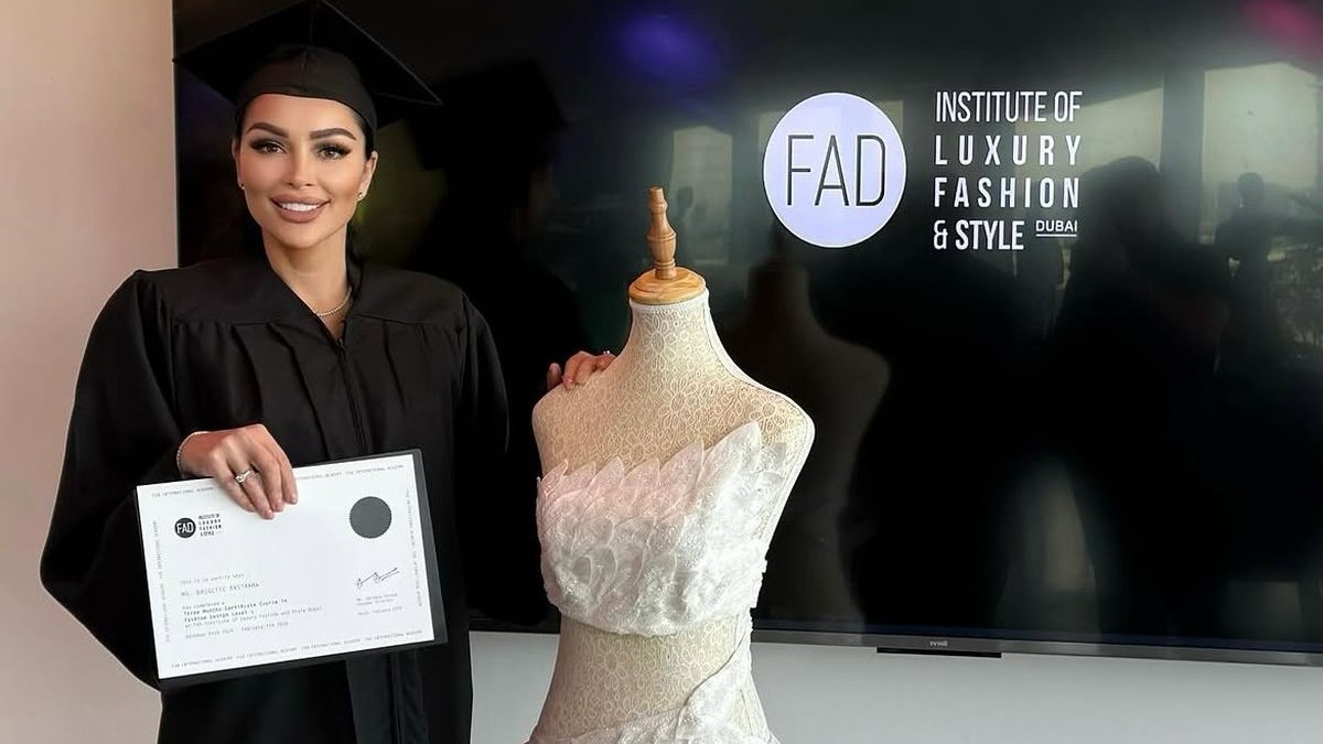 Brigitte Pastramă a devenit designer după ce a studiat moda | Foto: Instagram