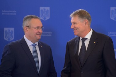 Nicolae Ciucă a fost desemnat premier de Klaus Iohannis în noiembrie 2021 Foto: Hepta