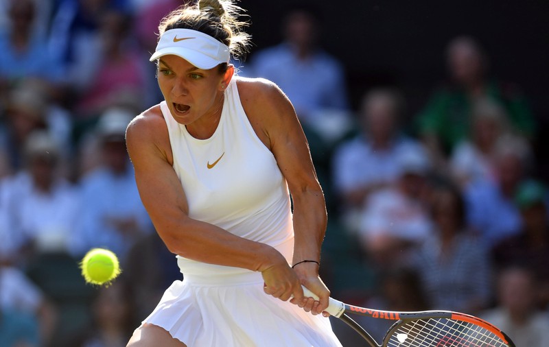 Simona Halep - Zheng Saisai, în turul II de la Wimbledon 2018: 7-5, 6-0. Simona a avut ceva emoții în primul set, dar a câștigat lejer jocul
