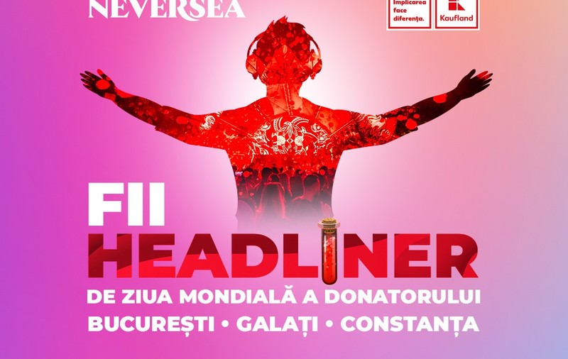 De ziua mondială a donatorului de sânge, organizatorii Neversea lansează un eveniment special Blood Newtork