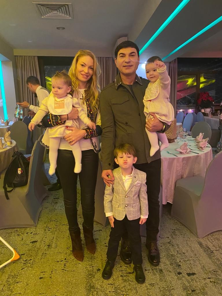 Cristi Borcea și Valentina au trei copii împreună