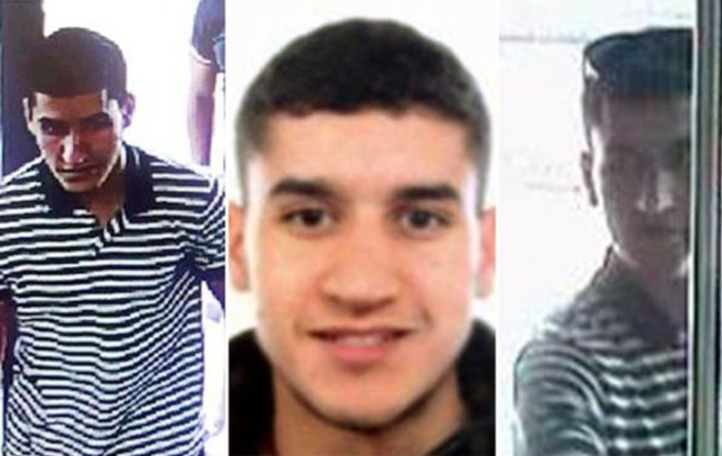 Imagini noi cu autorul atacului terorist din Barcelona. Teroristul se îndepărtează calm de locul tragediei | VIDEO