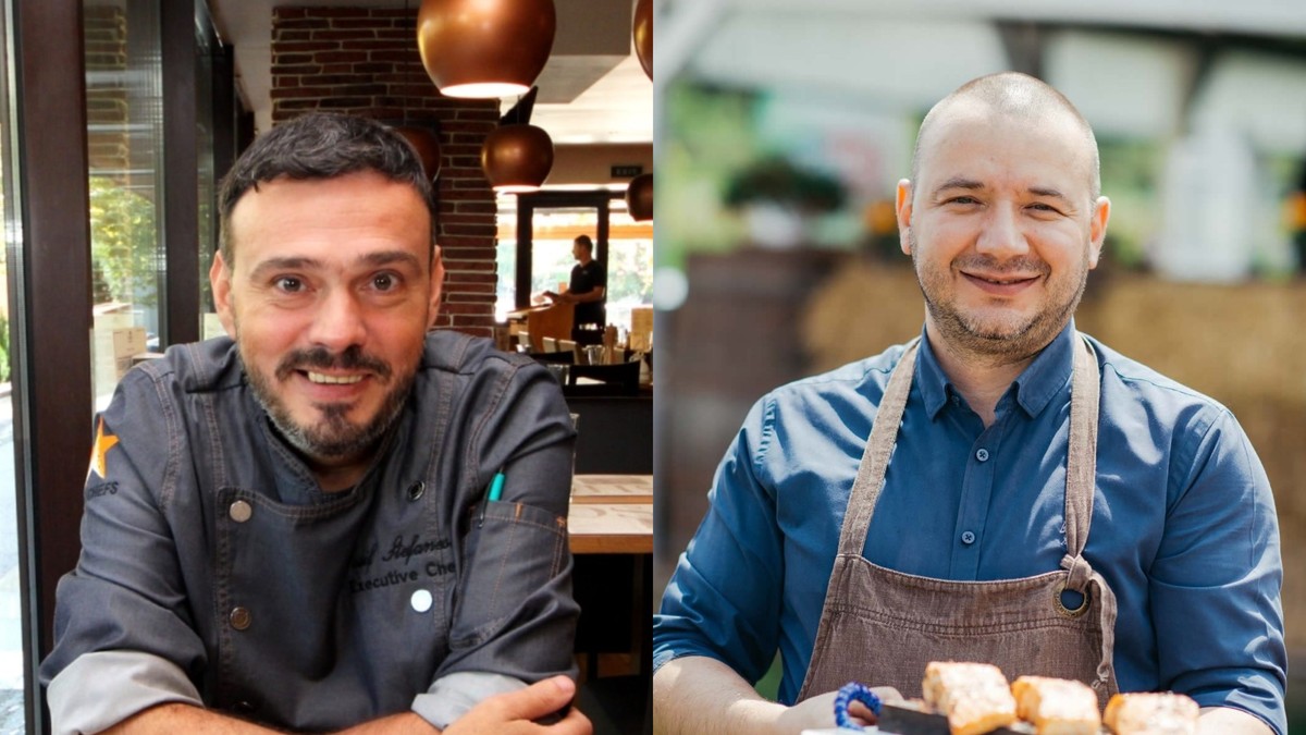 Chef Iosif Ștefănescu și Marius Tudosiei