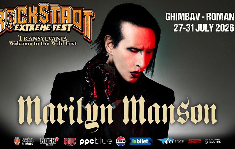 Marilyn Manson, pentru prima dată la Rockstadt Extreme Fest