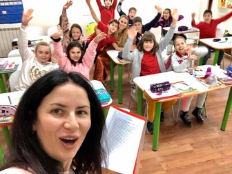 Imagine de la Școala privată din Baia Mare înainte de declanșarea pandemiei