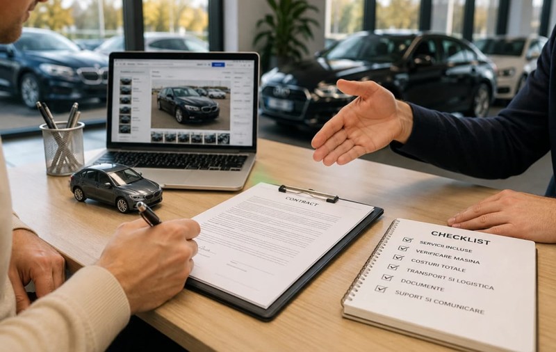 Cum alegi o firmă de import auto: 10 întrebări pe care trebuie să le pui înainte de a semna contractul