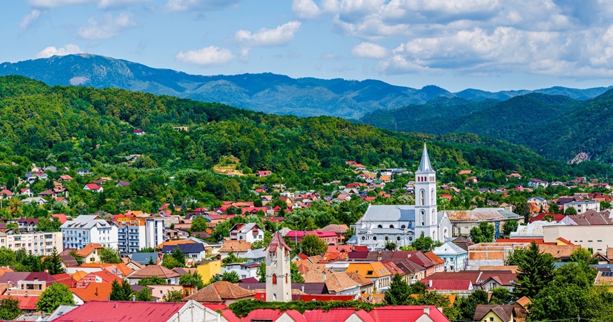 Imagine panormica a orașului Baia Mare, Maramureș
