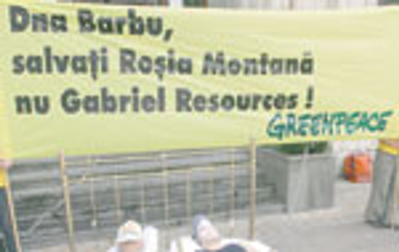 Protest in pat la Ministerul Mediului