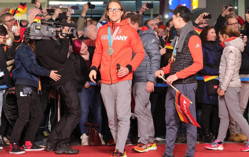 Sportivii olimpici ai Germaniei, primiți cu ovații la întoarcerea în țară. Nemții, pe locul secund la JO de iarnă 2018