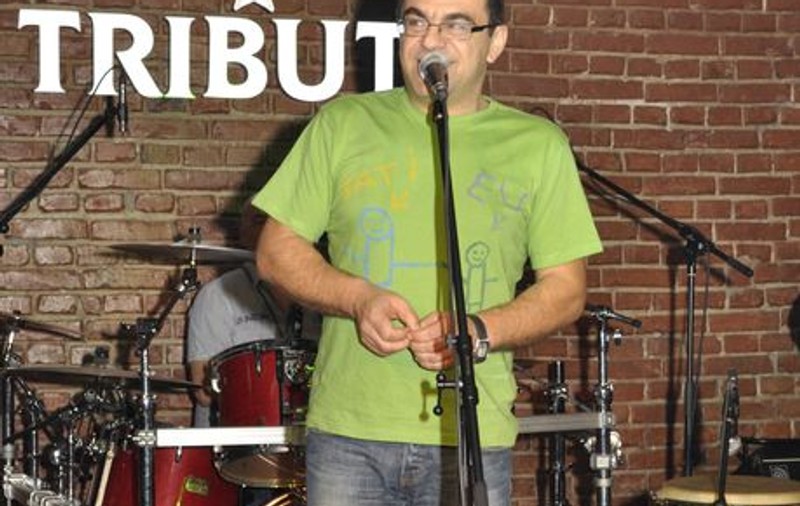 Mihai Mărgineanu a purtat la concert un tricou pictat de fiul său