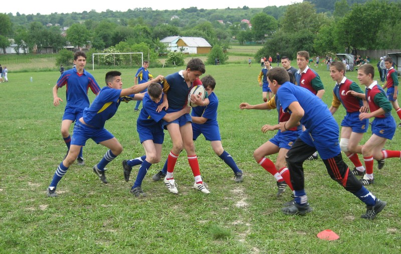 Piticii rugbişti s-au întrecut la Scutul Buovinei