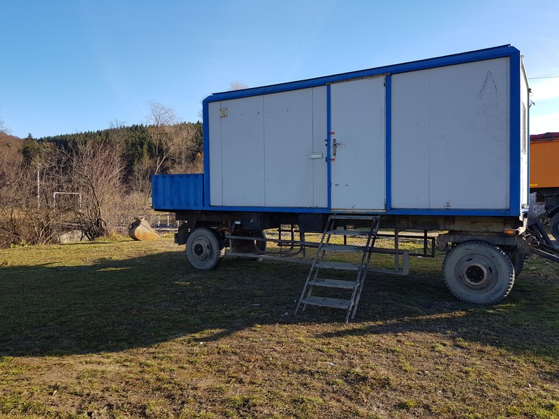 Containerul din Vama Buzăului unde a locuit Zapan