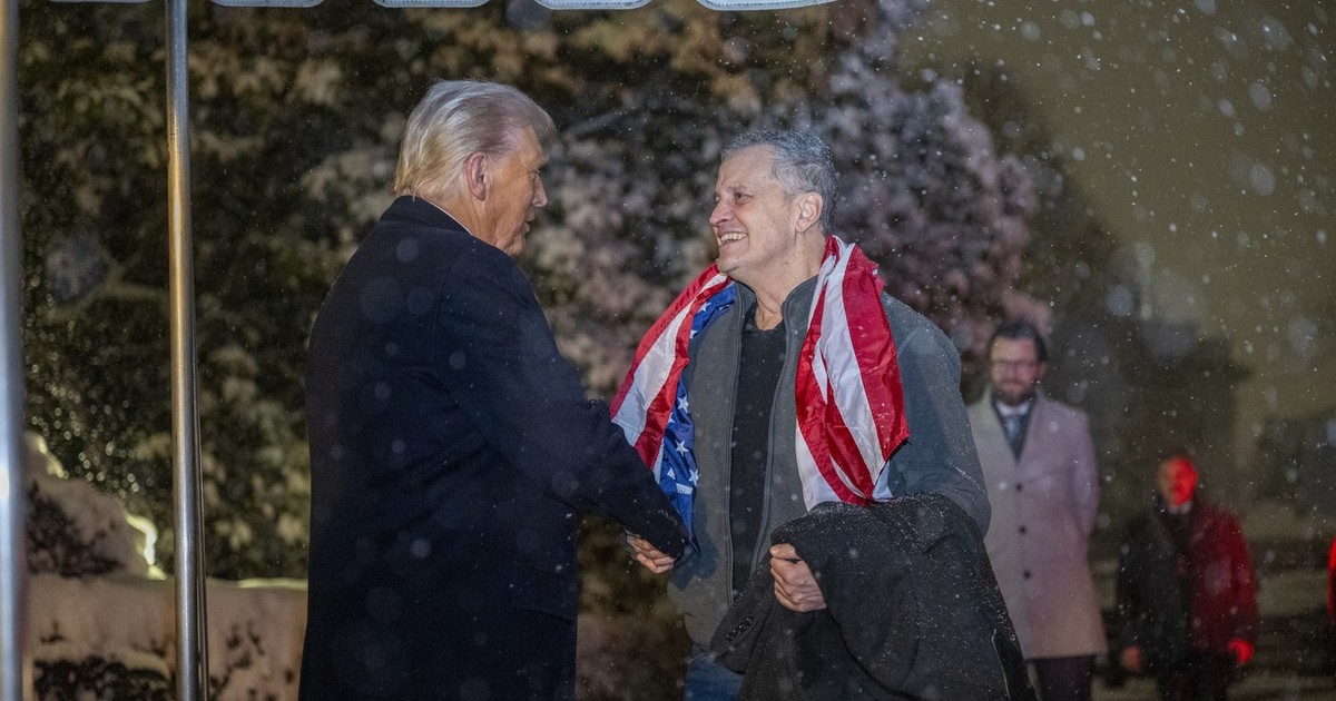 Mark Fogel (stânga), primit la Casa Albă de către Donald Trump Foto: Profimedia