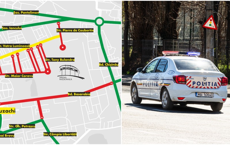 Restricții de trafic și linii STB modificate în București, astăzi, pentru Summit-ul B9 și concertul Metallica