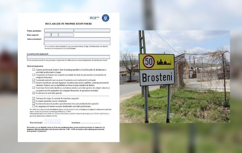 La Broșteni, în județul Vrancea, declarațiile pe propria răspundere sunt vândute cu un leu bucata, deși ar fi trebuit să fie gratuite