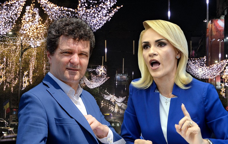 De ce a început montarea beculețelor de Crăciun: sunt antamate din 2018! Ce prevede contractul și ce spune Nicușor Dan