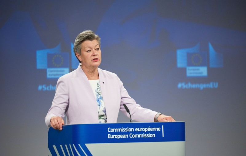 Aderarea Bulgariei și a României la Schengen, „prioritate pentru Comisia Europeană”, spune comisarul Ylva Johanson, dar fără orizont de timp