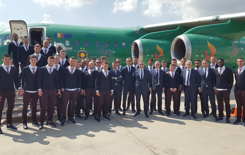 Steliștii au ajuns în Turcia, pentru meciul din Europa League, de la Ankara, cu Osmanlî