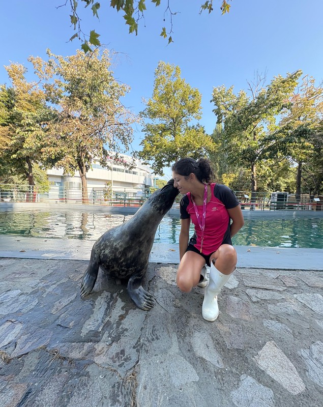 Meseria pe care o practică doar patru români. Cum a ajuns Monica Bogdan instructoare de delfini de la Constanța: „În niciun caz nu sunt constrânși sau obligați să facă ceva”