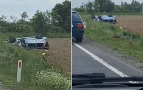 Accident grav cu 9 oameni pe DN1, în Brașov: un copil a murit, o femeie a fost resuscitată