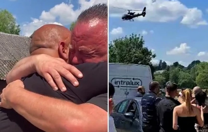 Un bărbat care și-a înscenat propria moarte a apărut cu elicopterul la funeralii, în Belgia: „Singura variantă ca familia să vină să mă vadă”