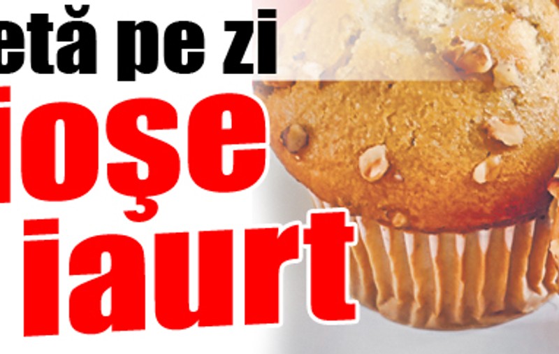 O reţetă pe zi - Brioşe cu iaurt