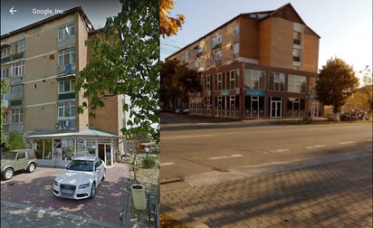 Cum arăta garsoniera când funcționa ca școală de șoferi și cum arată acum, transformată în restaurant.