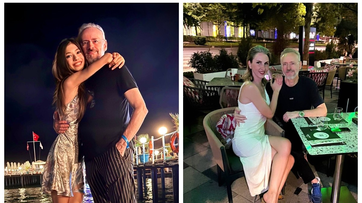 Mihai Albu impreuna cu sotia si fiica lui, Mikaela, de ziua lui de nastere