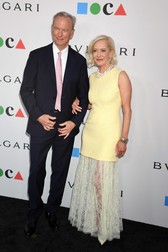 LOS ANGELES, CA - MAY 31: Eric Schmidt and Wendy Schmidt at the 2025 MOCA Gala at The Geffen Contemporary at MOCA on May 31, 2025 in Los Angeles, California.,Image: 1006122265, License: Rights-managed, Restrictions: **Not for sale in: USA, Brazil, Mexico**, Model Release: no