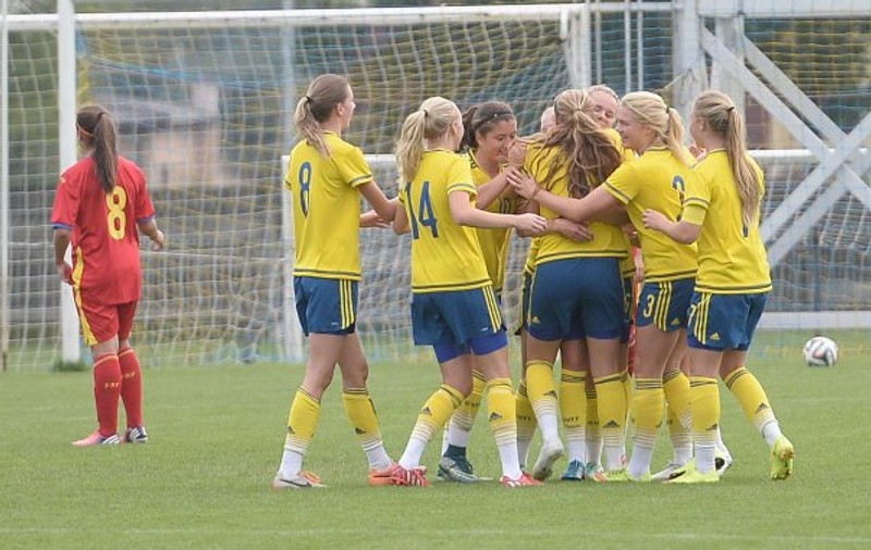Naţionala feminină Under 17 a României a fost zdrobită în preliminariile Euro 2016