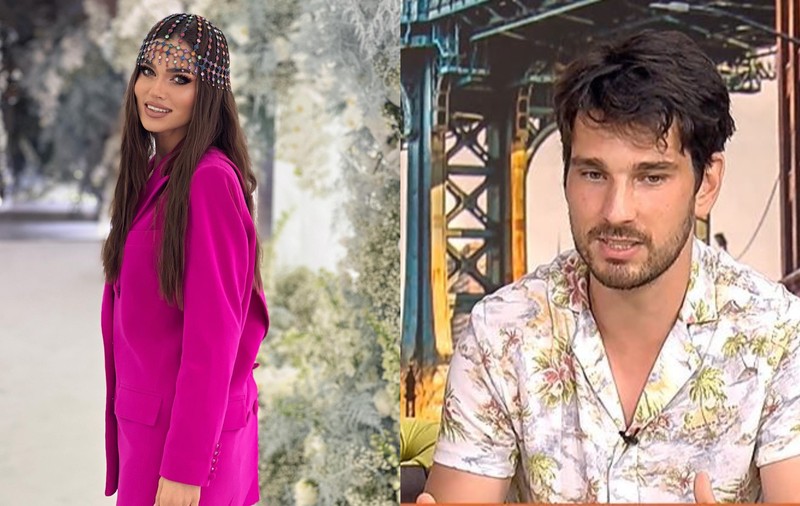 Theo Rose și Anghel Damian, săruturi pasionale pe stradă. Formează cel mai nou cuplu din showbiz