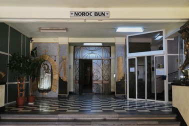 Holul central din Complexul Energetic Hunedoara, unde ești întâmpinat de salutul minerilor, „Noroc Bun”