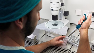 IVF clinic laboratory