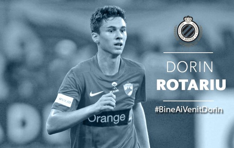 Dorin Rotariu a plecat la FC Bruges. Colonia românilor din Belgia crește de la o zi la alta / VIDEO