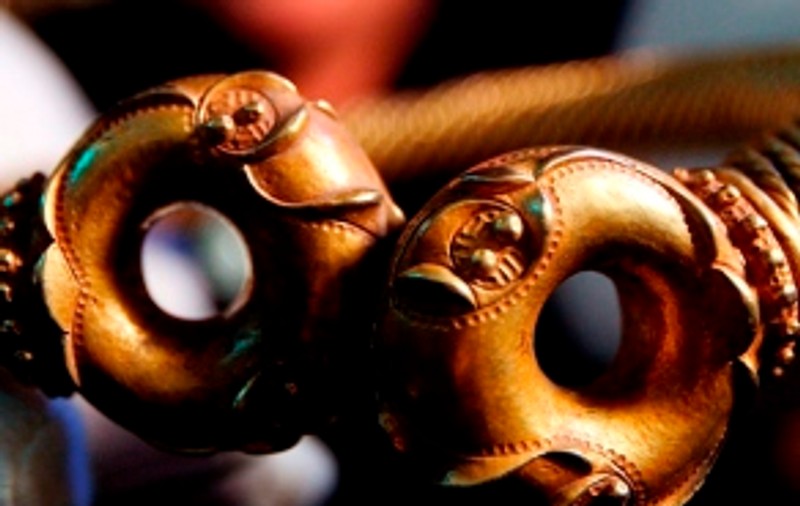 Colier rar din Epoca Fierului, expus la British Museum