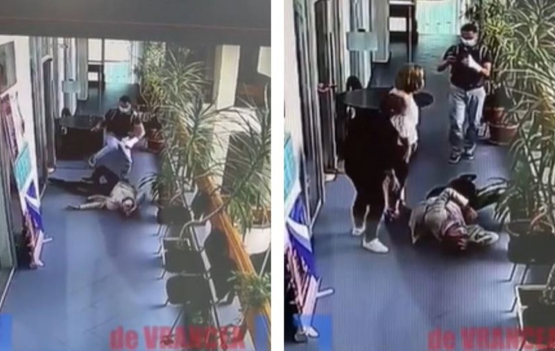 VIDEO | Un liberal și un fost viceprimar PSD s-au bătut în sediul Biroului Electoral din Focșani