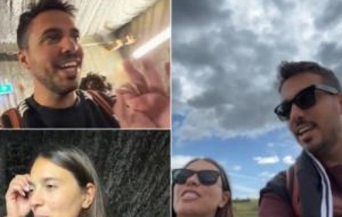 Reacţia unor italieni care au intrat pentru prima dată în Salina Turda