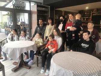 Irina are grijă de refugiați veniți de la Odesa
