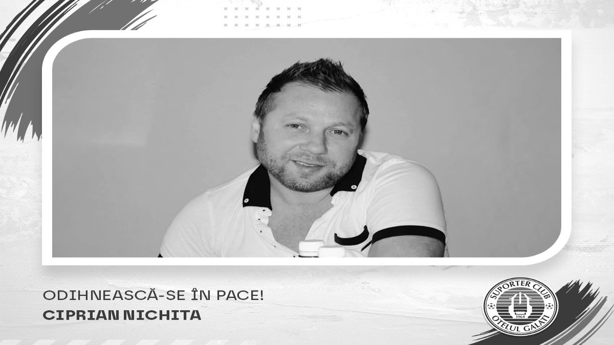 Ciprian Nichita, fostul team manager al Oțelului Galați, a decedat subit la stadion înaintea meciului cu Petrolul foto:Facebook/SC Otelul Galati