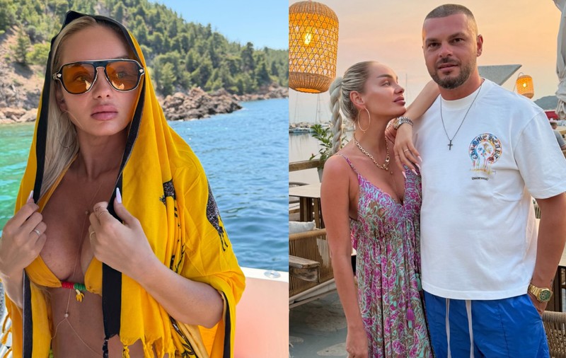 Imagini cu Maria Constantin într-un costum de baie minuscul. Artista își petrece vacanța în Thassos, Grecia