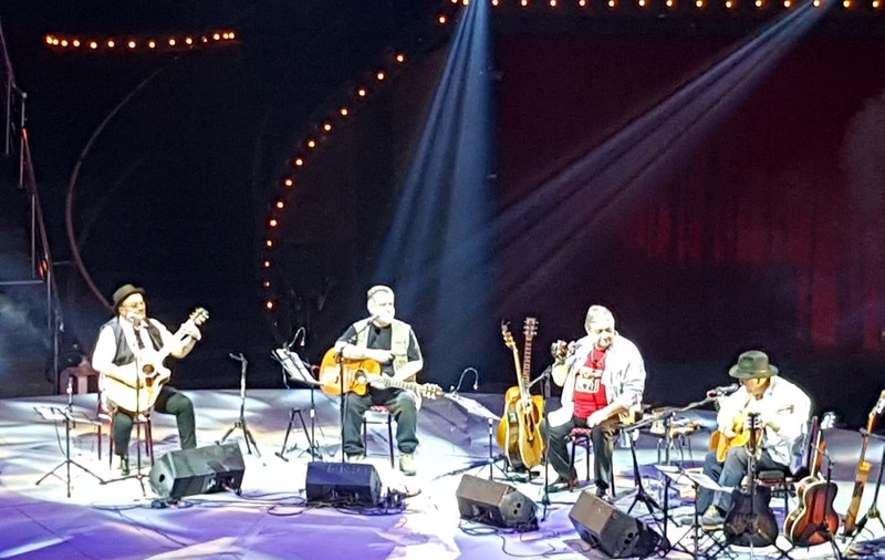Nicu Alifantis, Alexandru Andrieș, Mircea Baniciu și Mircea Vintilă, într-un turneu istoric