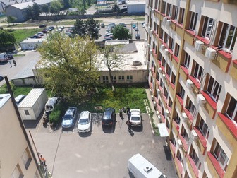 Vedere din secția cardiologie a spitalului.