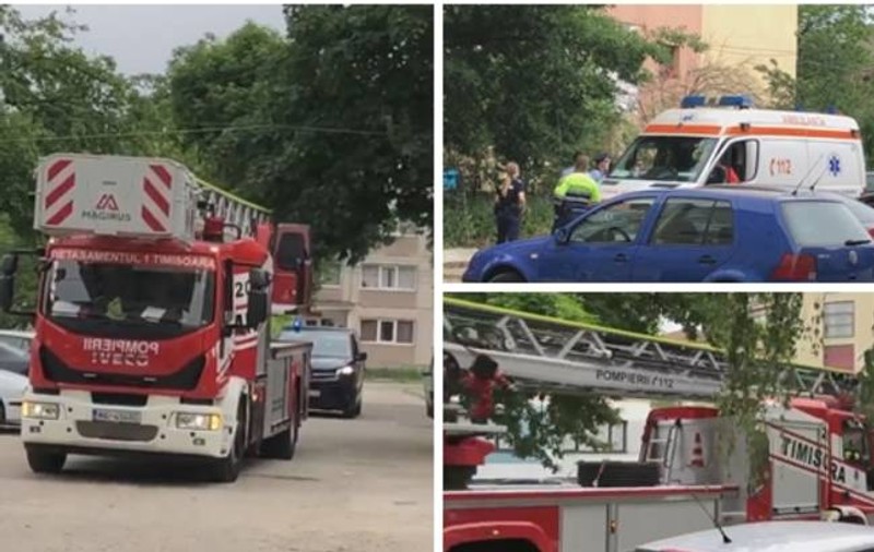 VIDEO | Tentativă de sinucidere în complexul studențesc din Timișoara. Polițiștii au reușit să o împiedice