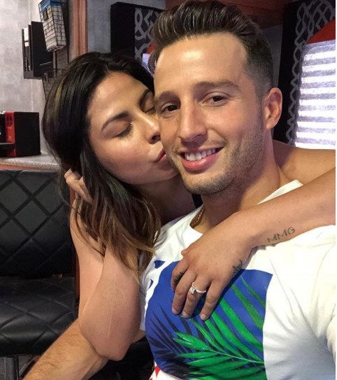 Marlen Esparza și Frank, viitorul ei soț