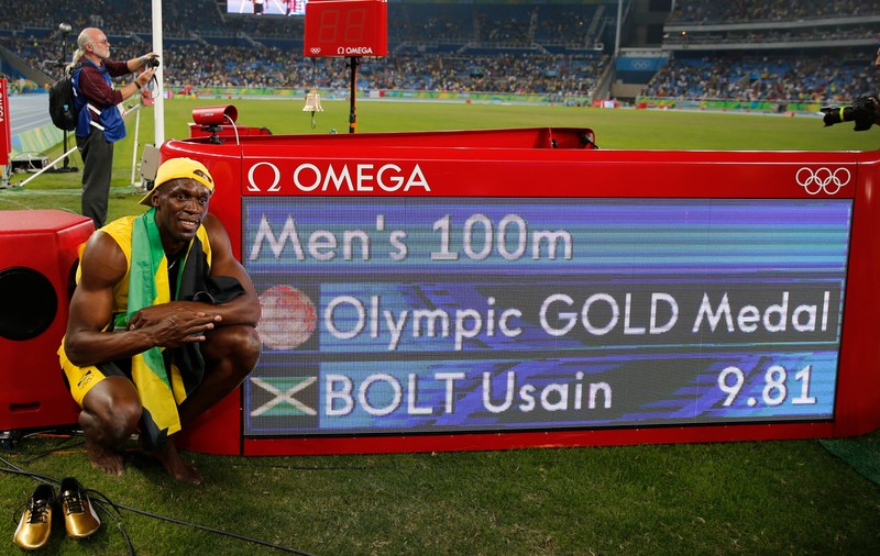 Jocurile Olimpice. ”Fulgerul” Usain Bolt a cucerit al treilea aur olimpic consecutiv la 100 de metri VIDEO