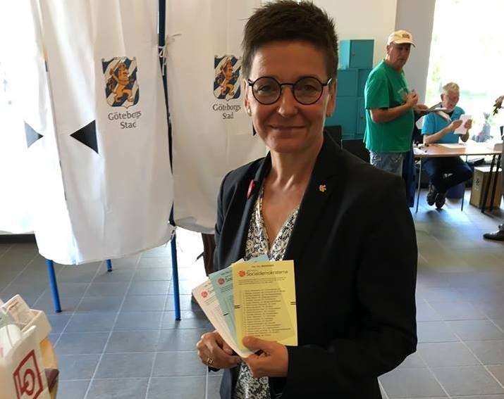 Ann-Sofie Hermansson, în ultimele zile de mandat ca primar în Goteborg | Foto: Facebook Ann-Sofie Hermansson