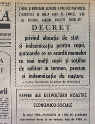 Informația Bucureștiului, 1985