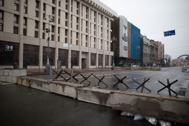 Kievul și-a pregătit baricadele pentru Asaltul Armatei Ruse foto: Profimedia